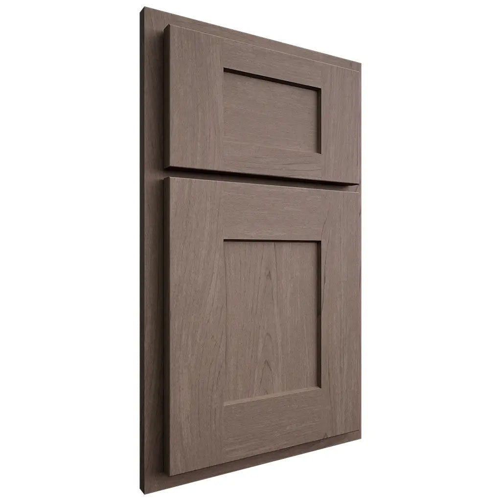 Shiloh Cabinetry Partial Overlay Lancaster Poplar Plain Cut River Rock Door