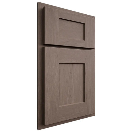 Shiloh Cabinetry Partial Overlay Lancaster Poplar Plain Cut River Rock Door