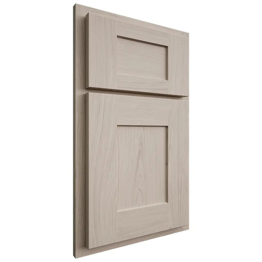 Shiloh Cabinetry Partial Overlay Lancaster Poplar Plain Cut Seagull Door