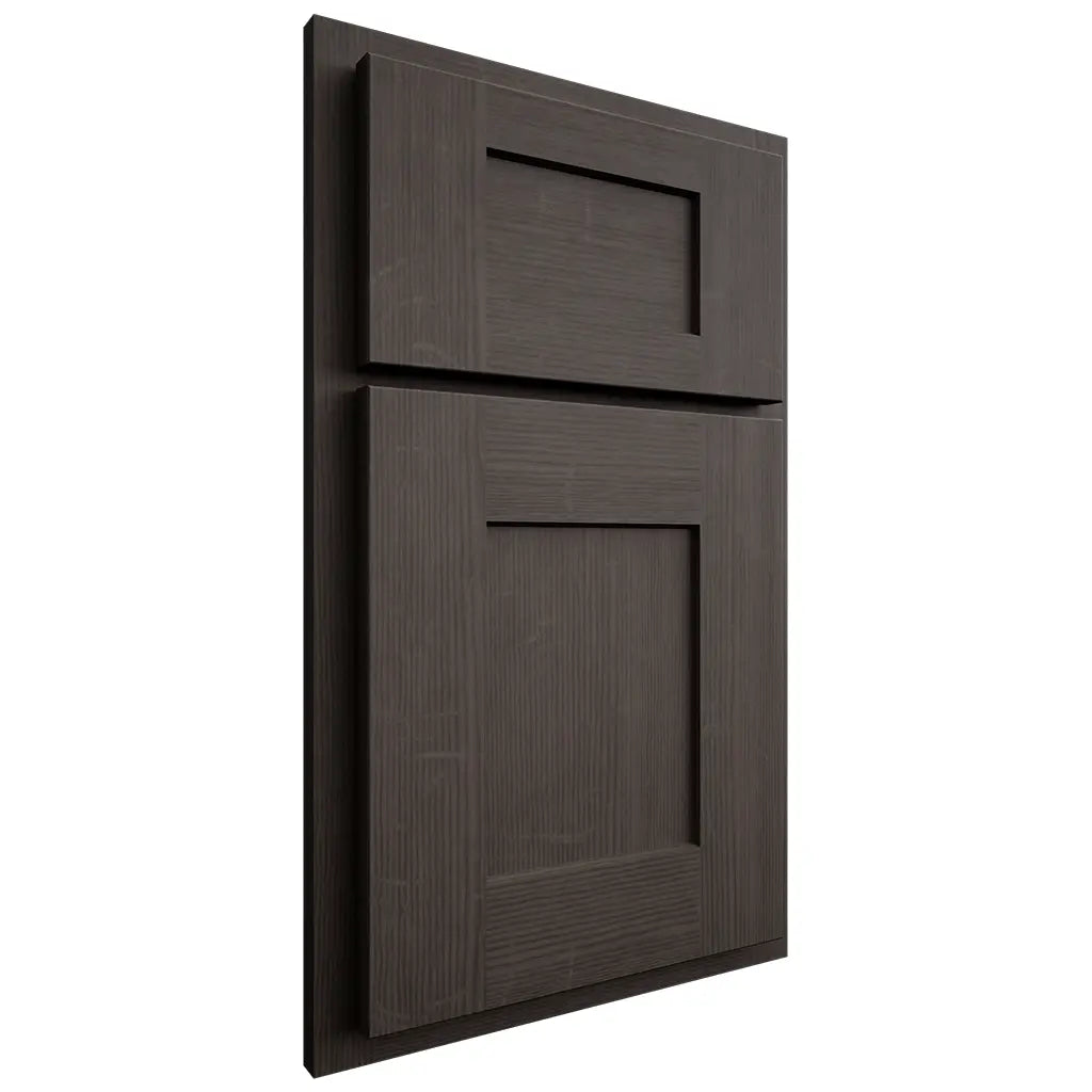 Shiloh Cabinetry Partial Overlay Lancaster White Oak Quarter Sawn Creekside Door