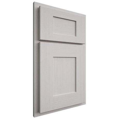 Shiloh Cabinetry Partial Overlay Lancaster White Oak Rift Cut Cotton Door