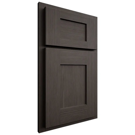 Shiloh Cabinetry Partial Overlay Lancaster White Oak Rift Cut Creekside Door