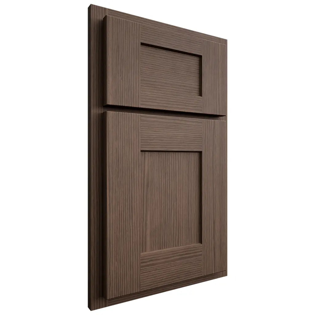 Shiloh Cabinetry Partial Overlay Lancaster White Oak Rift Cut Mineral Door