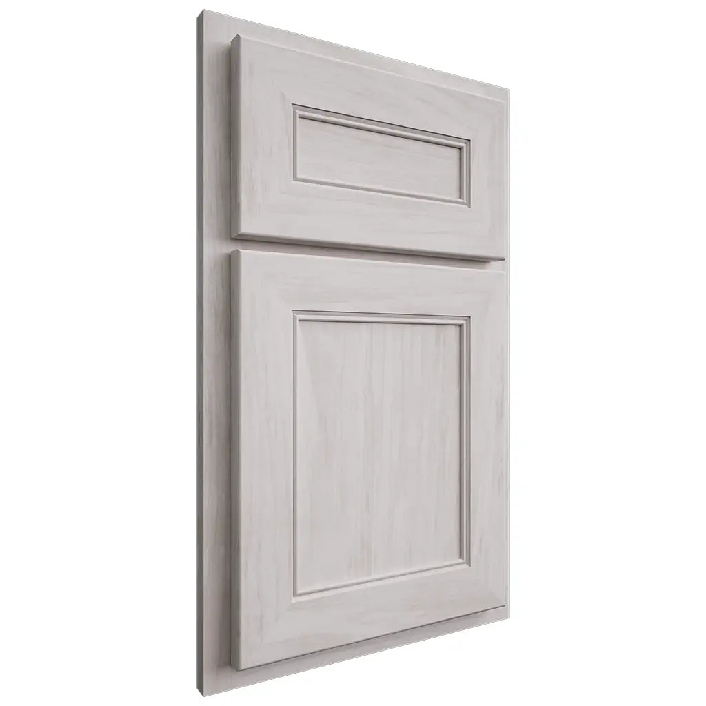 Shiloh Cabinetry Partial Overlay Landes Alder Plain Cut Cotton Door