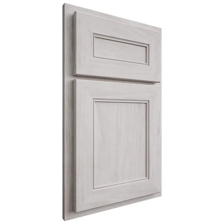 Shiloh Cabinetry Partial Overlay Landes Alder Plain Cut Cotton Door