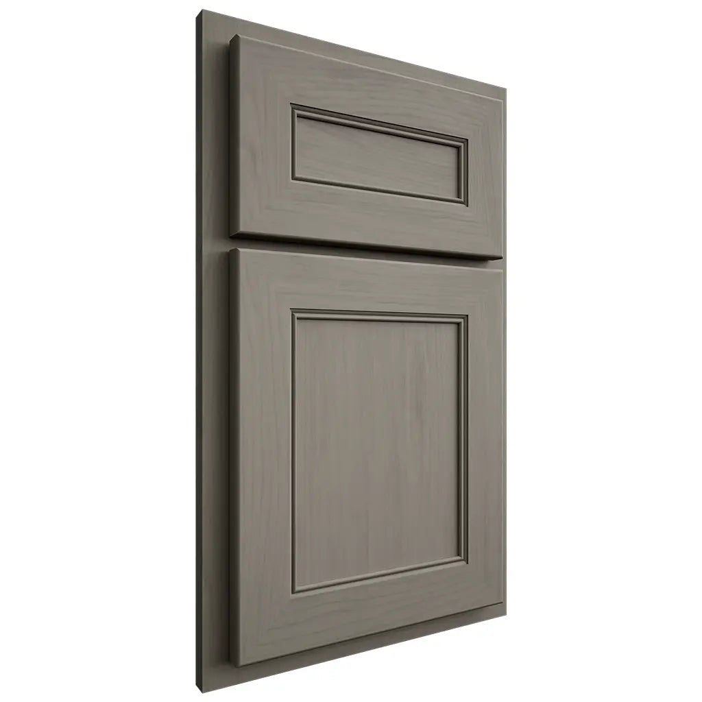 Shiloh Cabinetry Partial Overlay Landes Alder Plain Cut Thyme Door