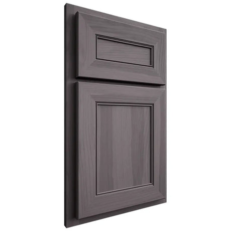 Shiloh Cabinetry Partial Overlay Landes Hickory Plain Cut Cadet Door