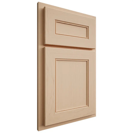 Shiloh Cabinetry Partial Overlay Landes Maple Plain Cut Natural Door
