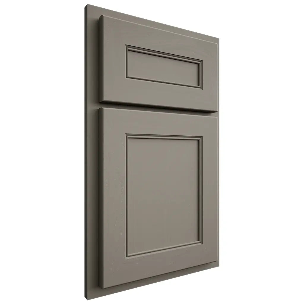 Shiloh Cabinetry Partial Overlay Landes Maple Plain Cut Thyme Door