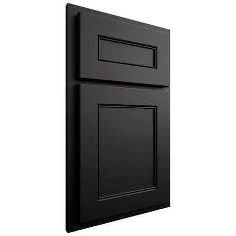 Shiloh Cabinetry Partial Overlay Landes Paintable Black Door