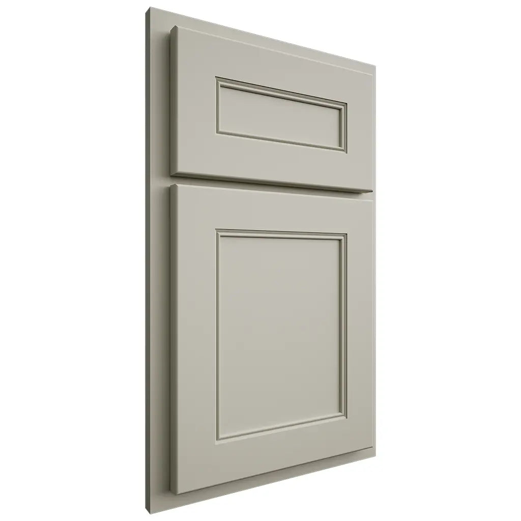 Shiloh Cabinetry Partial Overlay Landes Paintable Clary Sage Door