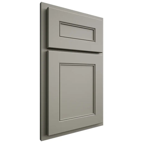 Shiloh Cabinetry Partial Overlay Landes Paintable Evergreen Fog Door
