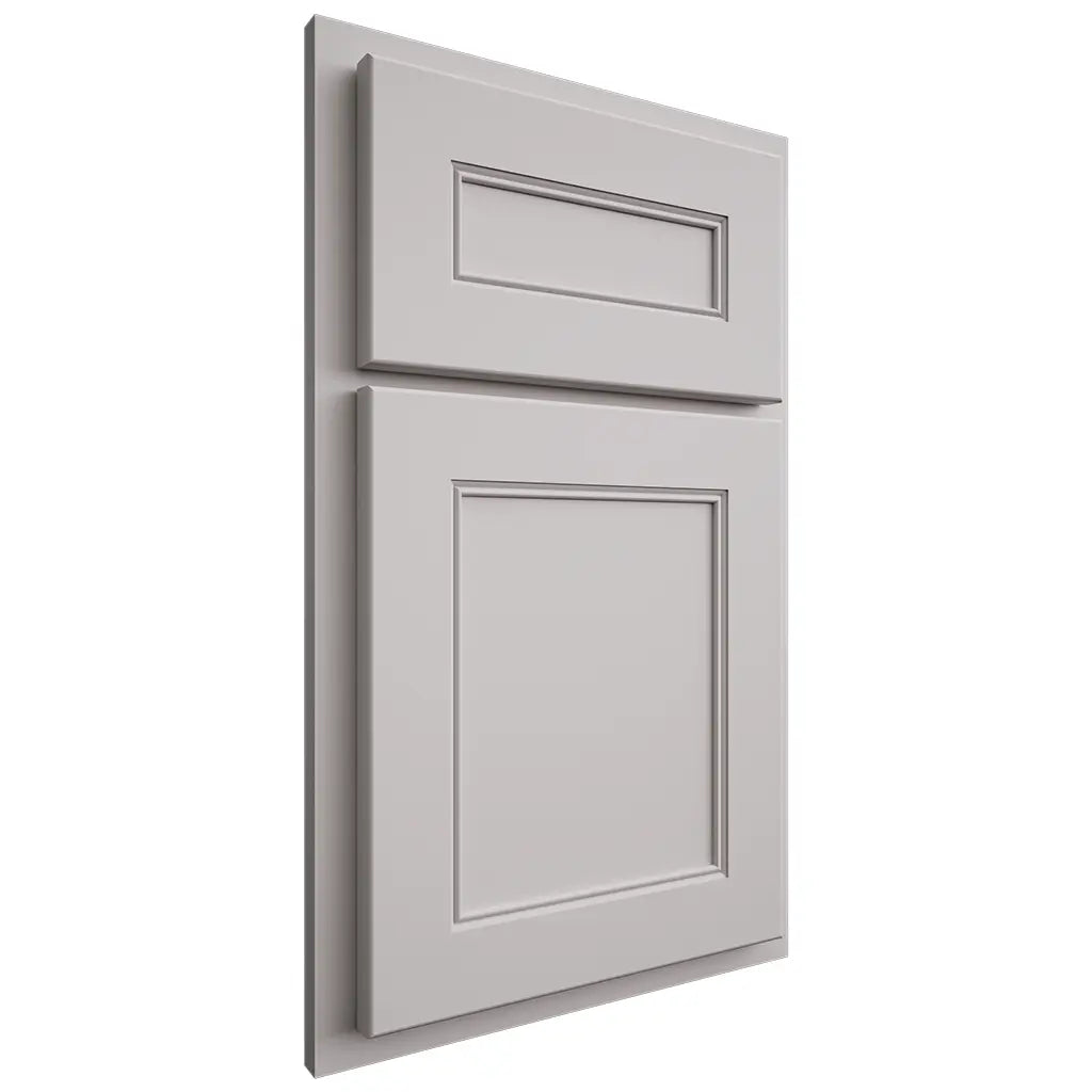 Shiloh Cabinetry Partial Overlay Landes Paintable Light French Gray Door