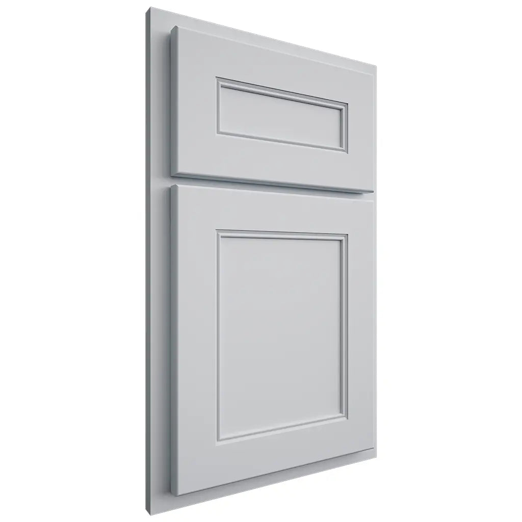 Shiloh Cabinetry Partial Overlay Landes Paintable Niebla Azul Door