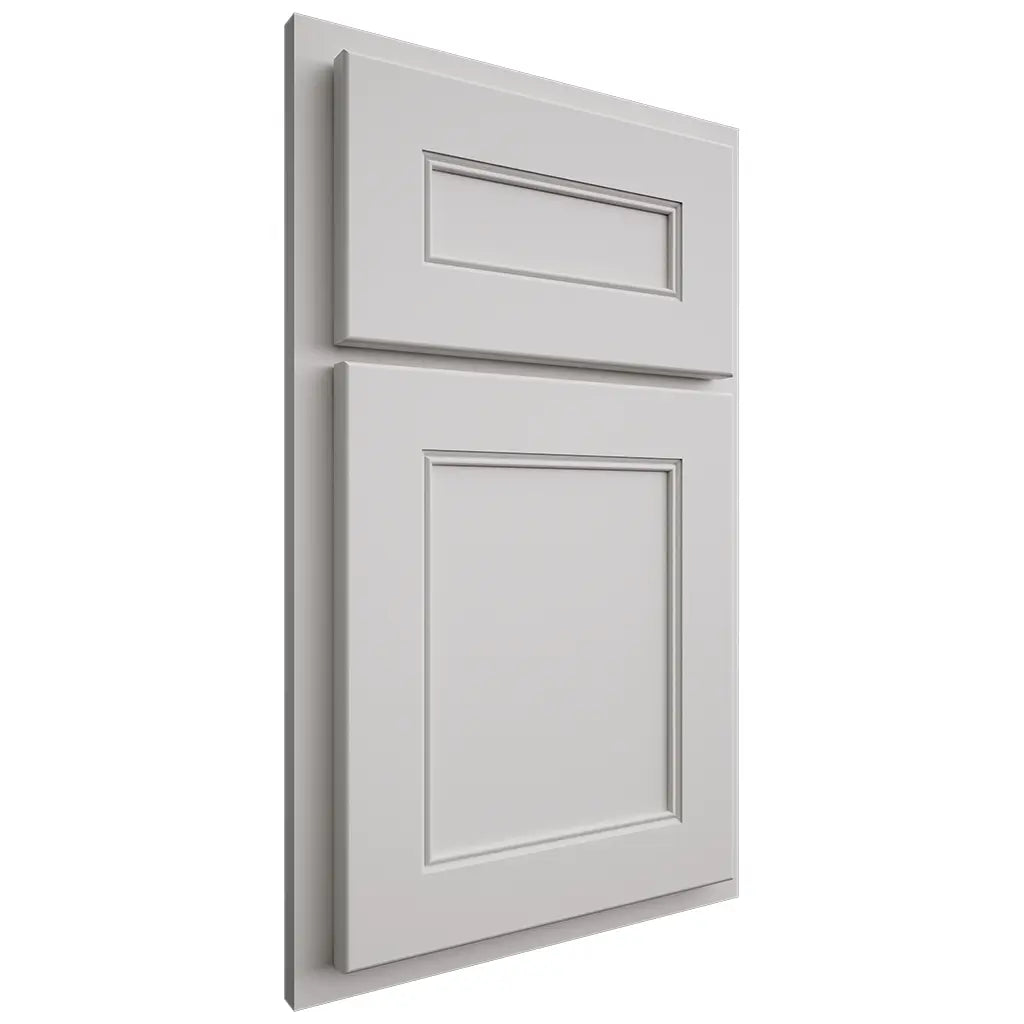 Shiloh Cabinetry Partial Overlay Landes Paintable Repose Gray Door