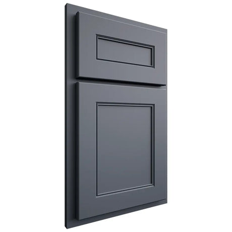 Shiloh Cabinetry Partial Overlay Landes Paintable Slate Tile Door