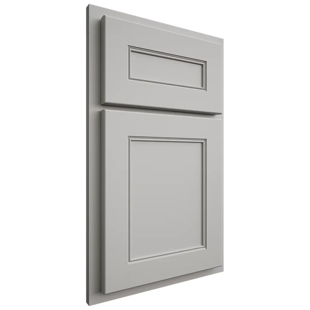 Shiloh Cabinetry Partial Overlay Landes Paintable Unusual Gray Door