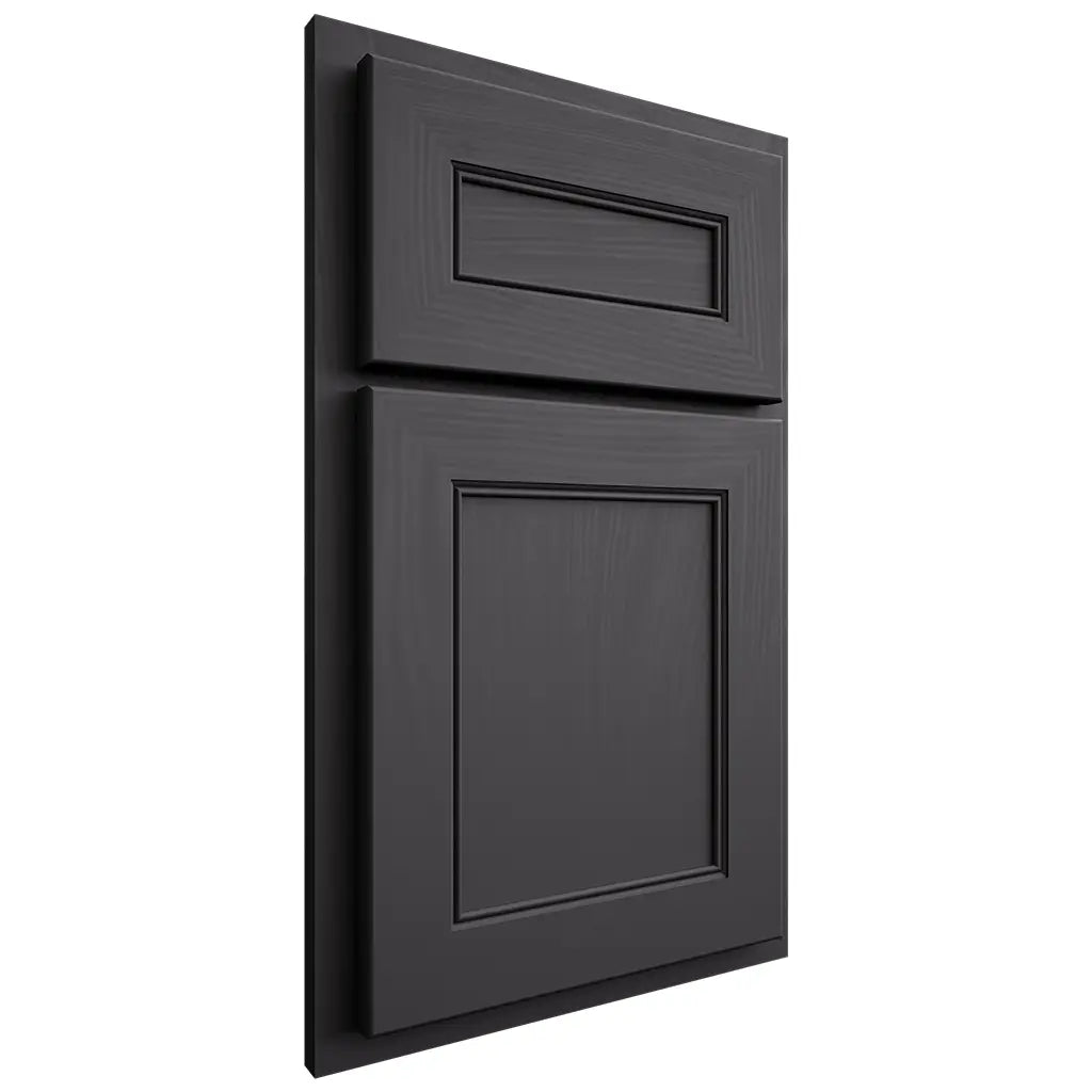 Shiloh Cabinetry Partial Overlay Landes Poplar Plain Cut Cadet Door