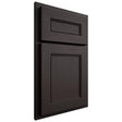 Shiloh Cabinetry Partial Overlay Landes Poplar Plain Cut Carbon Door