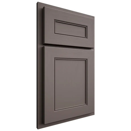 Shiloh Cabinetry Partial Overlay Landes Poplar Plain Cut Heatherstone Door