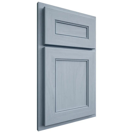 Shiloh Cabinetry Partial Overlay Landes Poplar Plain Cut Sky Door