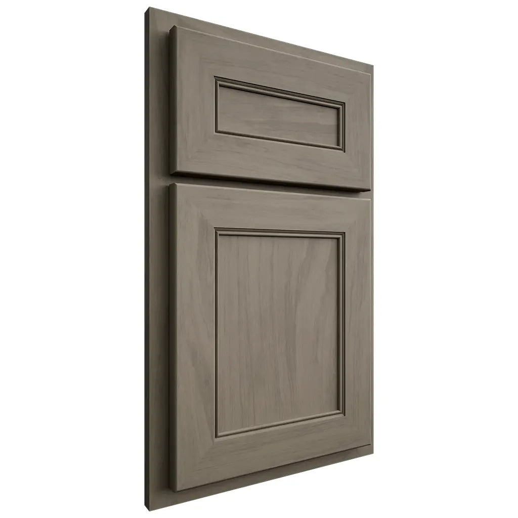 Shiloh Cabinetry Partial Overlay Landes Poplar Plain Cut Sterling Door