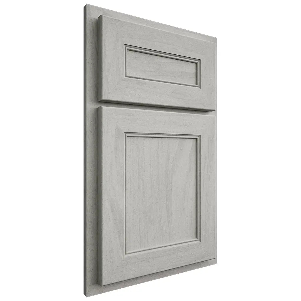Shiloh Cabinetry Partial Overlay Landes Poplar Plain Cut Stratus Door