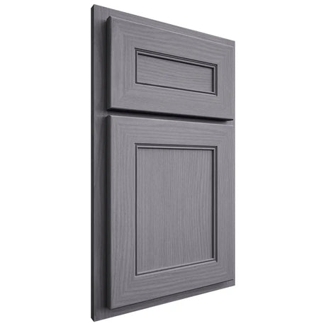 Shiloh Cabinetry Partial Overlay Landes White Oak Plain Cut Cadet Door