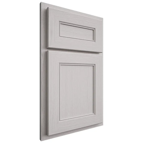 Shiloh Cabinetry Partial Overlay Landes White Oak Plain Cut Cotton Door