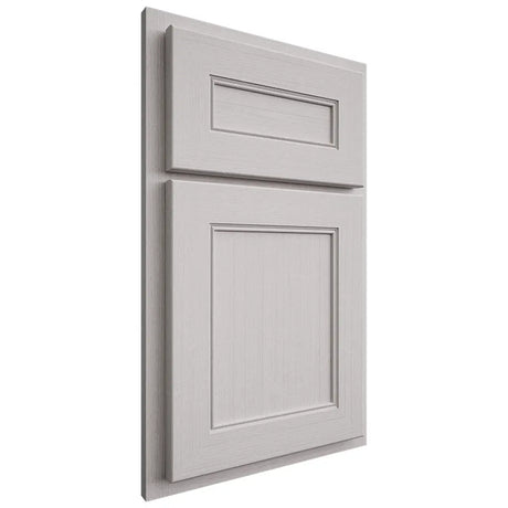 Shiloh Cabinetry Partial Overlay Landes White Oak Quarter Sawn Cotton Door