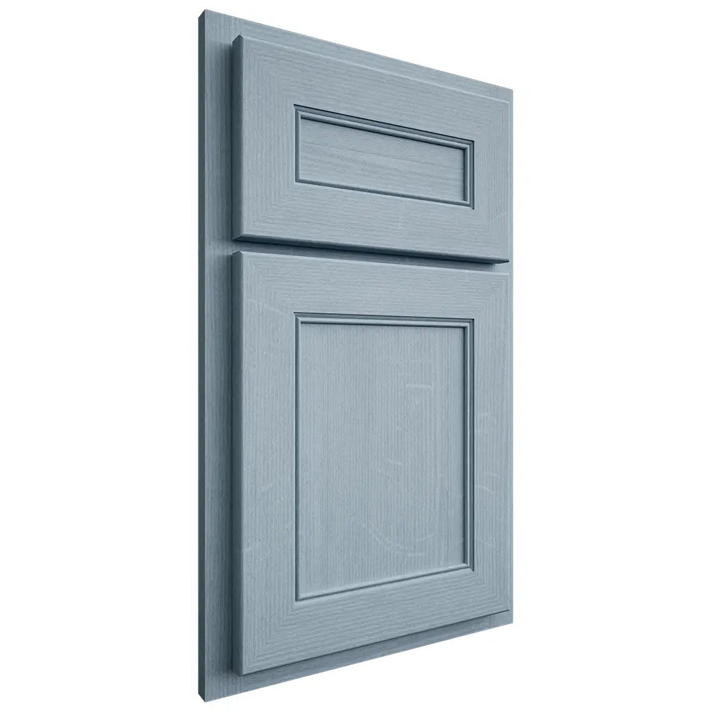 Shiloh Cabinetry Partial Overlay Landes White Oak Quarter Sawn Sky Door