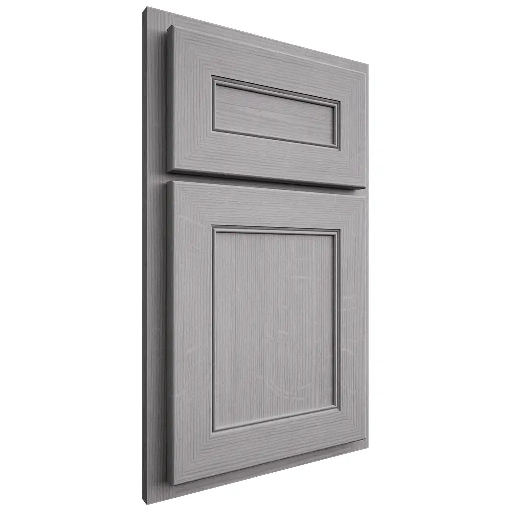 Shiloh Cabinetry Partial Overlay Landes White Oak Quarter Sawn Stratus Door