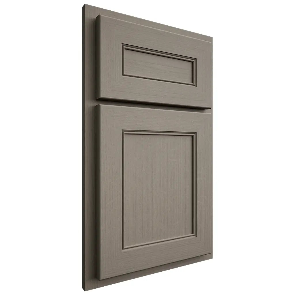 Shiloh Cabinetry Partial Overlay Landes White Oak Quarter Sawn Thyme Door
