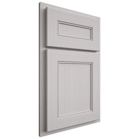 Shiloh Cabinetry Partial Overlay Landes White Oak Rift Cut Cotton Door