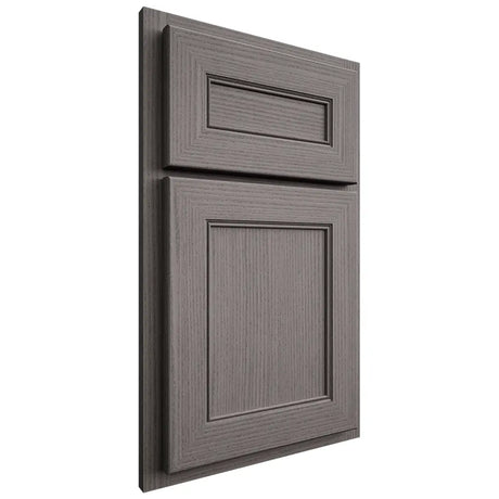 Shiloh Cabinetry Partial Overlay Landes White Oak Rift Cut Flagstone Door