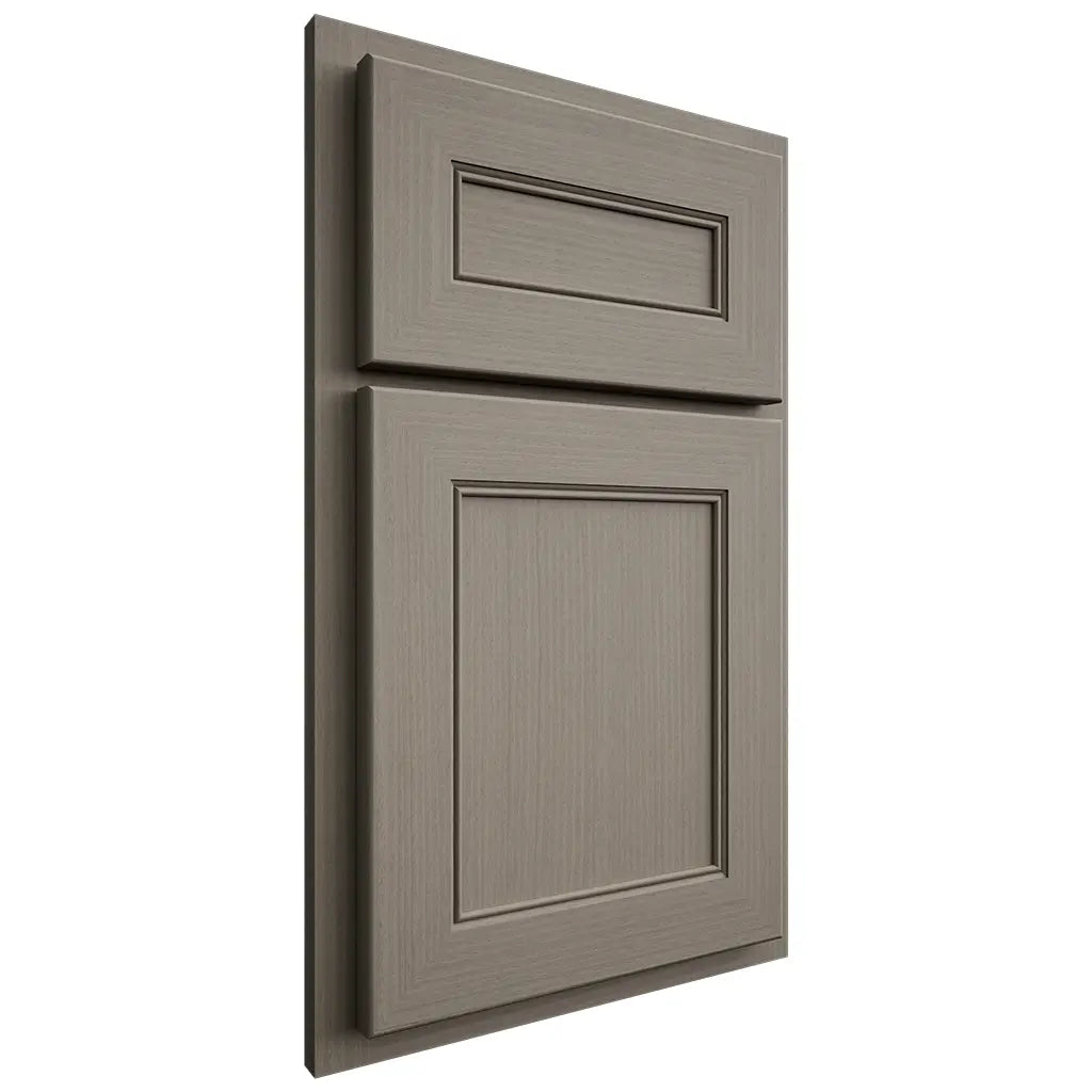 Shiloh Cabinetry Partial Overlay Landes White Oak Rift Cut Thyme Door