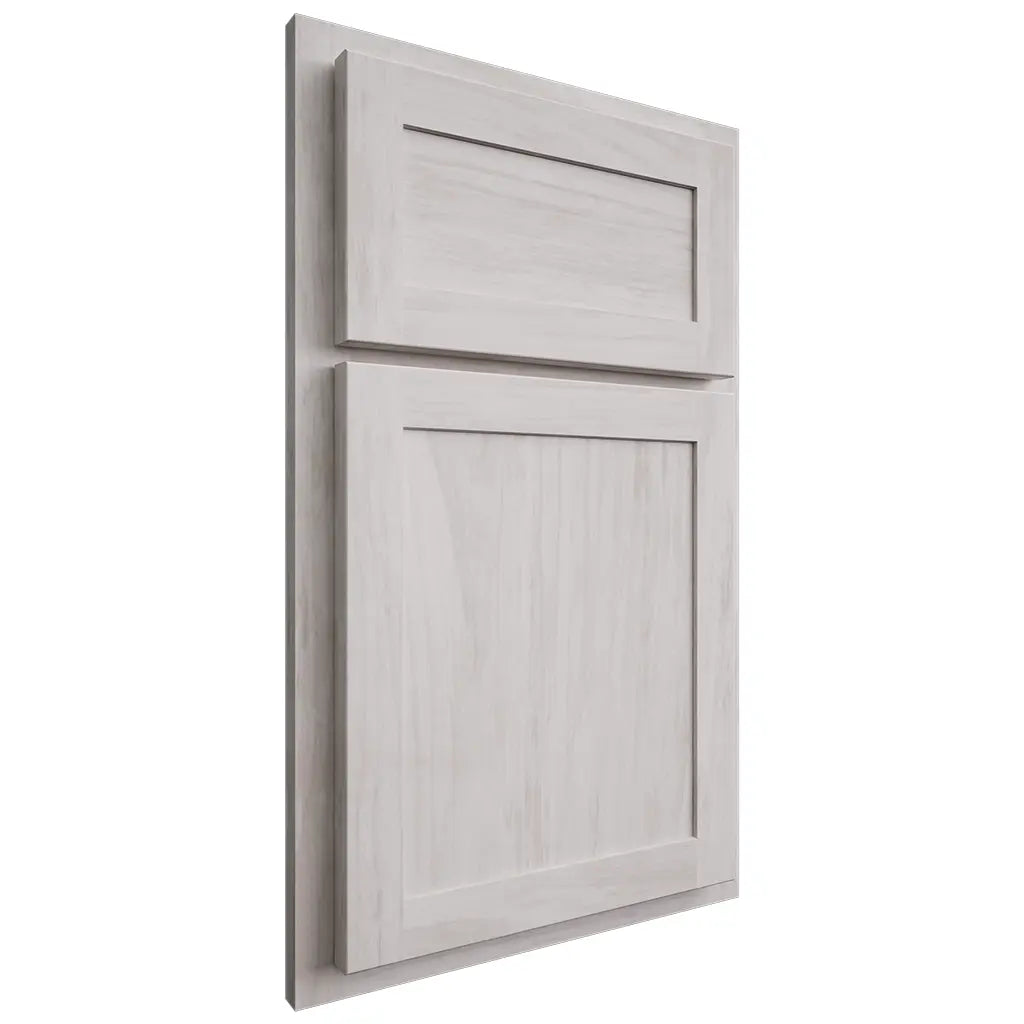 Shiloh Cabinetry Partial Overlay Malibu Alder Plain Cut Cotton Door