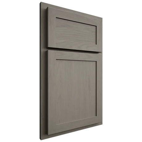 Shiloh Cabinetry Partial Overlay Malibu Alder Plain Cut Thyme Door