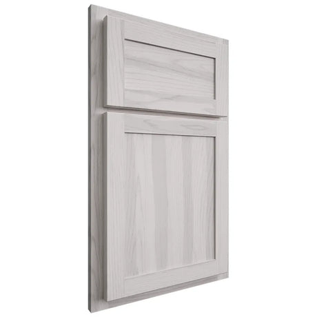 Shiloh Cabinetry Partial Overlay Malibu Hickory Plain Cut Cotton Door