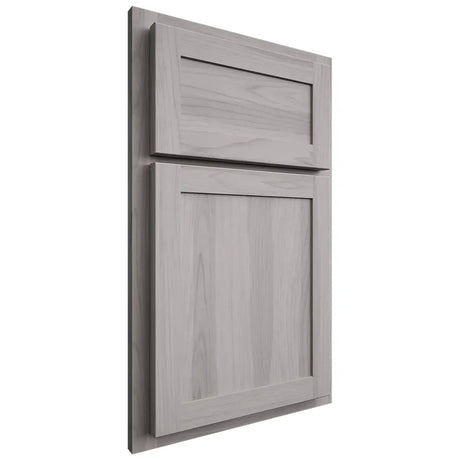 Shiloh Cabinetry Partial Overlay Malibu Hickory Plain Cut Stratus Door