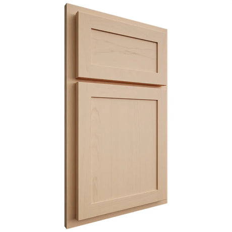 Shiloh Cabinetry Partial Overlay Malibu Maple Plain Cut Natural Door
