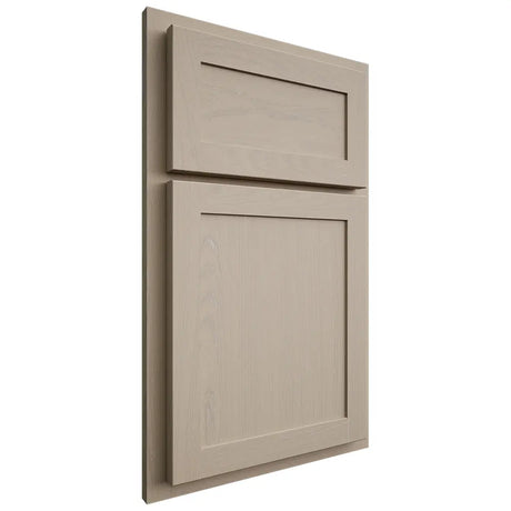 Shiloh Cabinetry Partial Overlay Malibu Maple Plain Cut Pebble Door