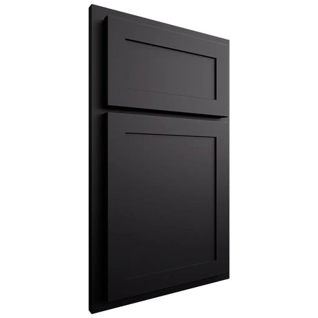 Shiloh Cabinetry Partial Overlay Malibu Paintable Black Door