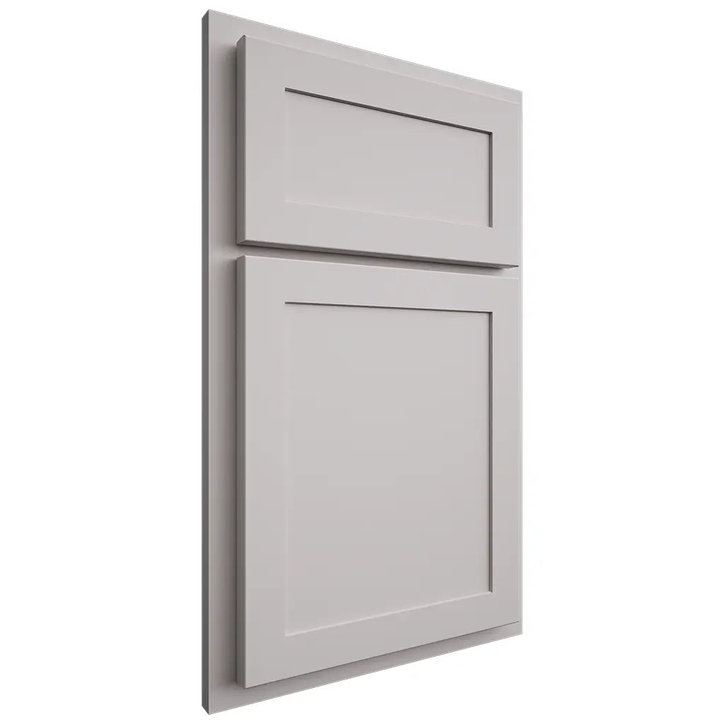 Shiloh Cabinetry Partial Overlay Malibu Paintable Light French Gray Door