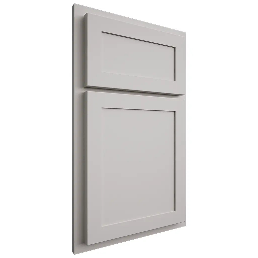 Shiloh Cabinetry Partial Overlay Malibu Paintable Mindful Gray Door