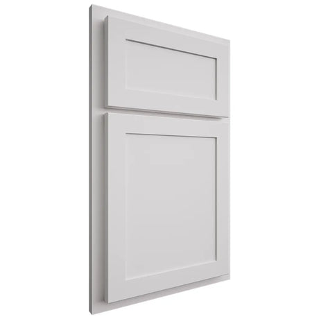 Shiloh Cabinetry Partial Overlay Malibu Paintable Pure White Door