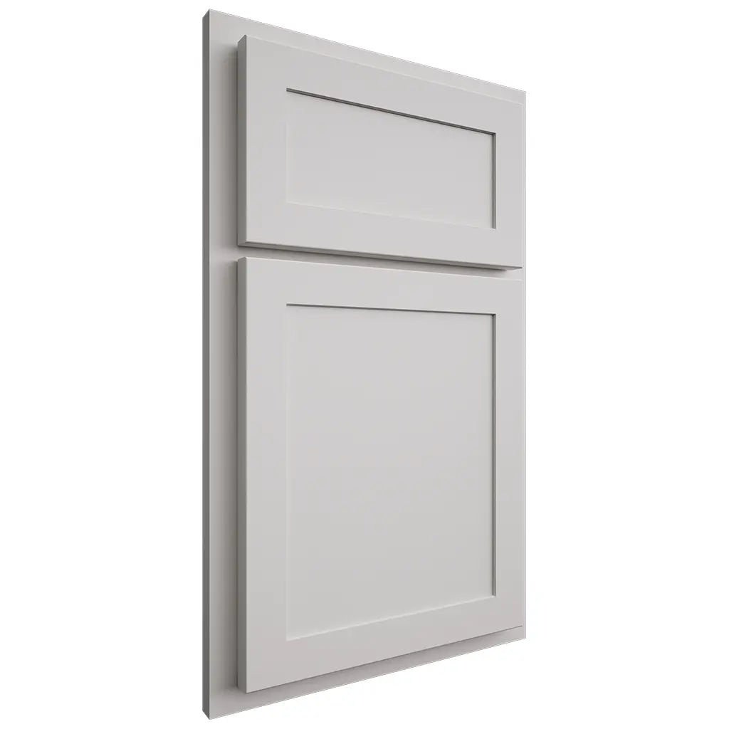 Shiloh Cabinetry Partial Overlay Malibu Paintable Repose Gray Door