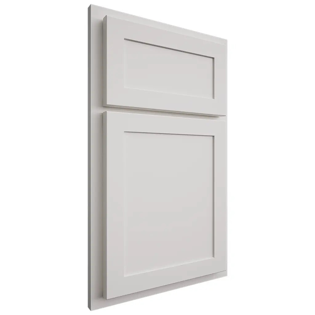 Shiloh Cabinetry Partial Overlay Malibu Paintable Soft White Door