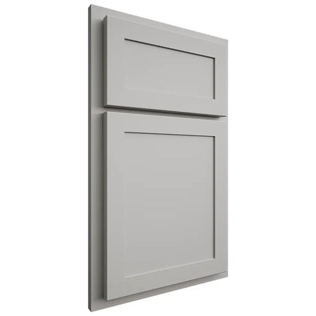 Shiloh Cabinetry Partial Overlay Malibu Paintable Unusual Gray Door