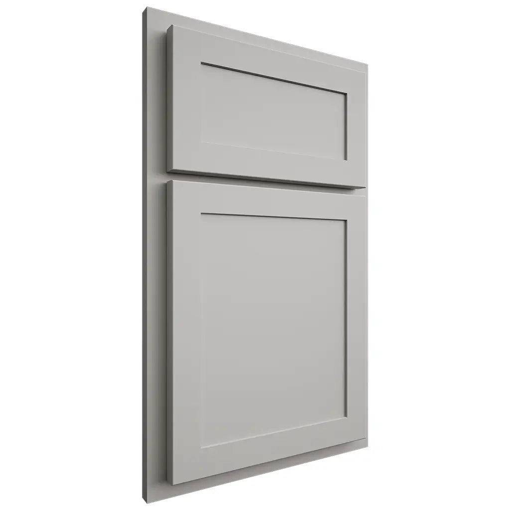 Shiloh Cabinetry Partial Overlay Malibu Paintable Unusual Gray Door
